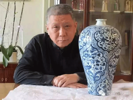 景泰藍青花瓶